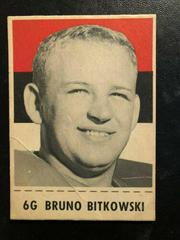 Bruno Bitkowski #6G Football Cards 1956 Shredded Wheat Prices