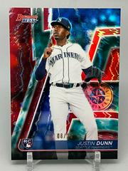 Justin Dunn [Red Refractor] Baseball Cards 2020 Bowman's Best Prices