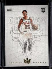 Dalen Terry #9 Basketball Cards 2022 Panini Court Kings Works in Progress Prices