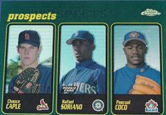 Caple, Coco, Soriano [Prospects] #295 Baseball Cards 2001 Topps Chrome Prices