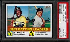 Batting Leaders Baseball Cards 1984 Topps Nestle Prices