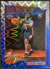 Zion Williamson [Blue Explosion] #296 Basketball Cards 2019 Panini Hoops Prices