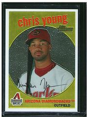 Chris Young #C51 Baseball Cards 2008 Topps Heritage Chrome Prices