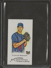 Clayton Kershaw [Mini Bazooka Back] Baseball Cards 2008 Topps Allen & Ginter Prices