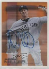 Andrew Miller [Orange Refractor] Baseball Cards 2016 Topps Finest Autographs Prices