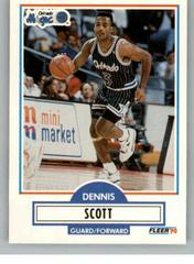 Dennis Scott Basketball Cards 1990 Fleer Update Prices