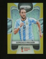 Gonzalo Higuain [Gold Prizm] Soccer Cards 2018 Panini Prizm World Cup Prices
