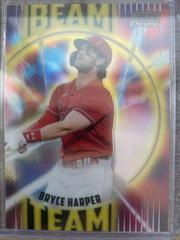 Bryce Harper [Gold] #BT-2 Baseball Cards 2022 Stadium Club Chrome Beam Team Prices