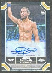 Josh Quinlan [Black Refractor] #CRA-JQU Ufc Cards 2024 Topps Chrome UFC Rookie Autograph Prices