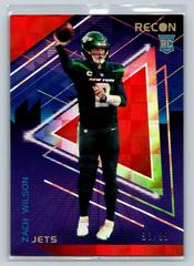 Zach Wilson [Red] #REC6 Football Cards 2021 Panini Chronicles Recon Prices