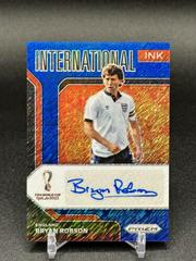 Bryan Robson [Blue Shimmer] Soccer Cards 2022 Panini Prizm World Cup International Ink Autograph Prices