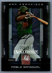 Pablo Sandoval [Autograph] Baseball Cards 2008 Donruss Elite Extra Edition Prices