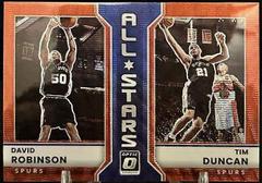 David Robinson, Tim Duncan [Red Wave] Basketball Cards 2022 Panini Donruss Optic All Stars Prices