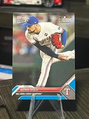 Nathan Eovaldi [Blue] Baseball Cards 2023 Topps Now World Series Champions Prices