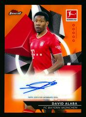 David Alaba [Orange Refractor] Soccer Cards 2020 Topps Finest Bundesliga Autographs Prices