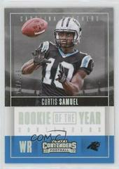 Curtis Samuel [Silver] #RY-23 Football Cards 2017 Panini Contenders Rookie of the Year Prices