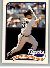 Keith Moreland #83T Baseball Cards 1989 Topps Traded Prices