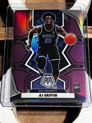 AJ Griffin [Purple] #5 Basketball Cards 2022 Panini Chronicles Draft Picks Mosaic Prices
