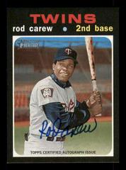 Rod Carew [Red Ink] #RC Baseball Cards 2020 Topps Heritage Real One Autographs Prices