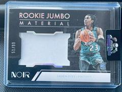 Jaden Ivey #RJM-JIV Basketball Cards 2022 Panini Noir Rookie Jumbo Material Prices