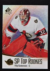 Filip Gustavsson #TR-21 Hockey Cards 2021 SP Authentic Top Rookies Prices