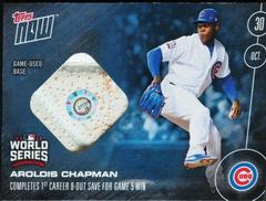 Aroldis Chapman [Game Used Base] #648-B Baseball Cards 2016 Topps Now Prices