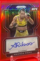 Amanda Ribas [Red] #SG-ARB Ufc Cards 2022 Panini Prizm UFC Signatures Prices