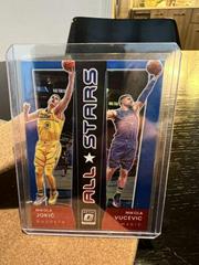 Nikola Jokic, Nikola Vucevic [Blue] Basketball Cards 2021 Panini Donruss Optic All Stars Prices