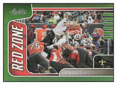 Drew Brees [Spectrum Green] #20 Football Cards 2019 Panini Absolute Red Zone Prices