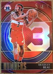 Bradley Beal [Red Prizm] Basketball Cards 2021 Panini Select Numbers Prices