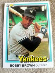 Bobby Brown Baseball Cards 1981 Donruss Prices