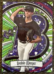 Noble Meyer #BG-14 Baseball Cards 2023 Bowman Draft Glass Prices