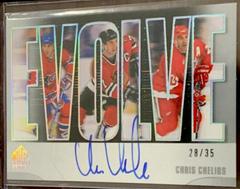 Chris Chelios [Silver Spectrum Autograph ] Hockey Cards 2020 SP Signature Edition Legends Evolve Prices