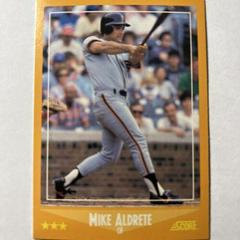 Mike Aldrete #556 Baseball Cards 1988 Score Prices