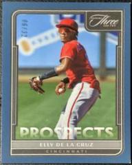 Elly De La Cruz [Full Count] #P-31 Baseball Cards 2022 Panini Three and Two Prospects Prices