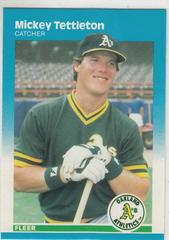 Mickey Tettleton #407 Baseball Cards 1987 Fleer Prices