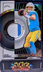 Justin Herbert [Red] Football Cards 2022 Panini Obsidian Equinox Gear Prices
