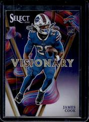 James Cook #VIS-25 Football Cards 2022 Panini Select Visionary Prices