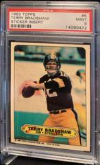 Terry Bradshaw Football Cards 1983 Topps Stickers Insert Prices