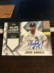 Jose Abreu #MLMA-JA Baseball Cards 2022 Topps Update Major League Material Autographs Prices