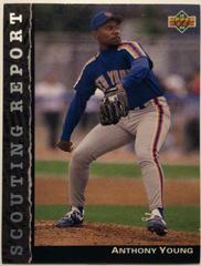 Anthony Young #SR25 Baseball Cards 1992 Upper Deck Scouting Report Prices