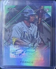 Wander Franco [Green] #FA-WF Baseball Cards 2022 Topps Fire Autographs Prices