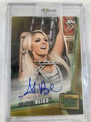 Alexa Bliss [Gold] Wrestling Cards 2019 Topps WWE Money in the Bank Autographs Prices