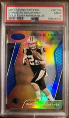 Christian McCaffrey [Mirror Blue] #GT-CM Football Cards 2017 Panini Certified Gold Team Prices