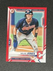Nolan Jones [Red] #BP-35 Baseball Cards 2021 Bowman Paper Prospects Prices