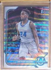 Arthur Kaluma [Chrome Pink Refractor] #13 Basketball Cards 2021 Bowman University Prices