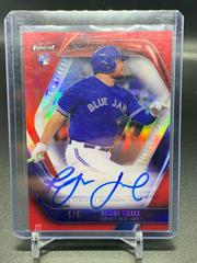 Rowdy Tellez [Red Refractor] Baseball Cards 2019 Topps Finest Firsts Autographs Prices