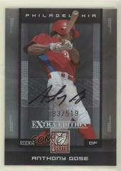 Anthony Gose [Autograph] #172 Baseball Cards 2008 Donruss Elite Extra Edition Prices