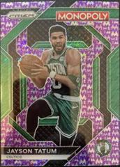 Jayson Tatum [Purple Millionaire Shimmer] #PS2 Basketball Cards 2023 Panini Prizm Monopoly All-Star Prices