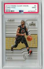 Chris Paul [Gold] #5 Basketball Cards 2015 Panini Clear Vision Prices